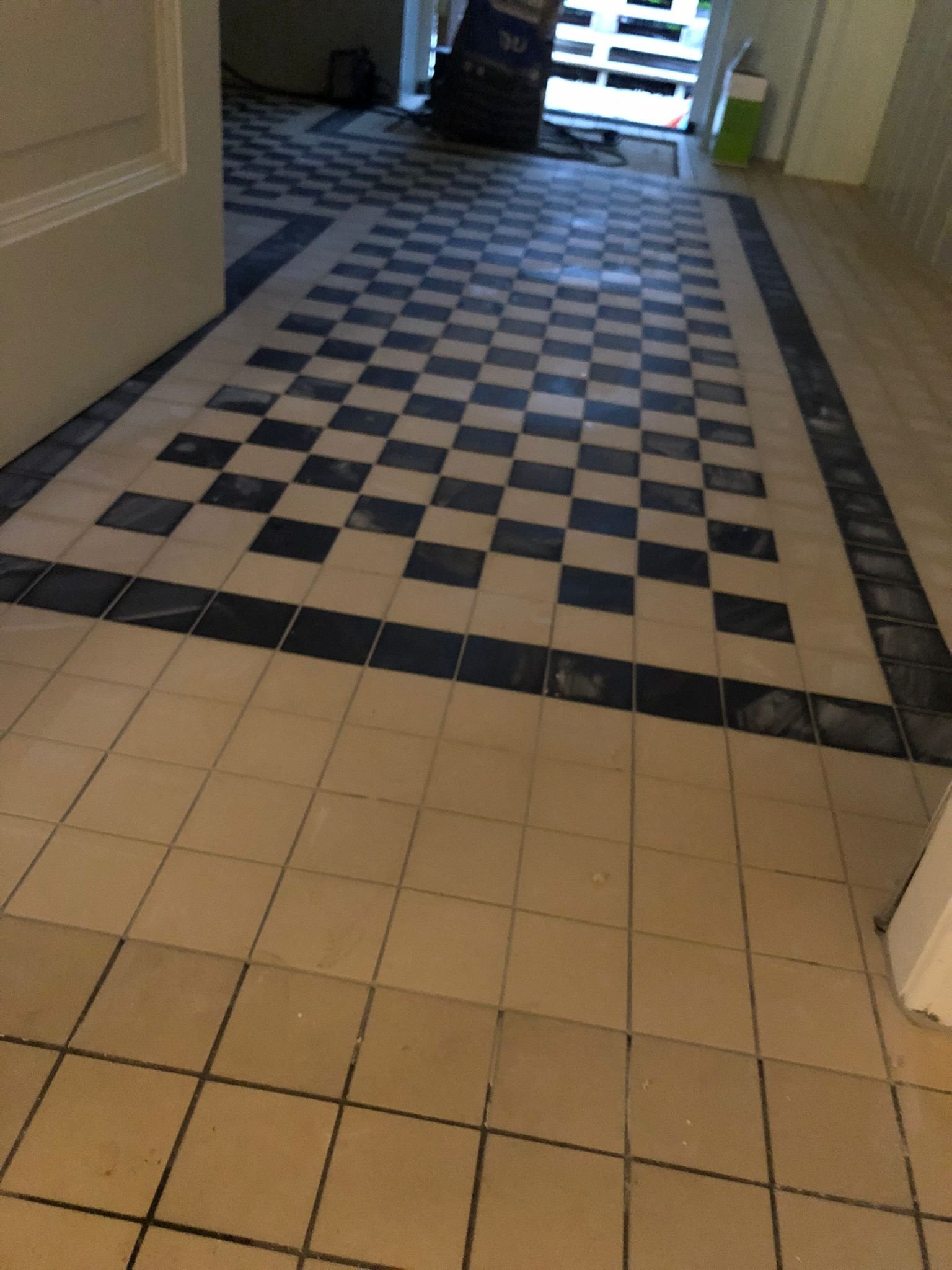 Vloerwerk — Tegelpatroon